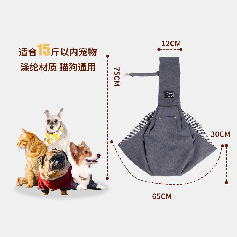 Cross-border Wholesale Pet Messenger Bag Cat Bag Dog Outgoing Bag Portable Pet Backpack New Pet Shoulder Bag
