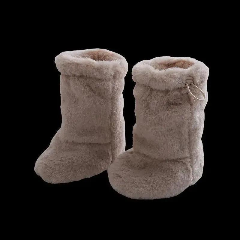 Baby Shoes and Socks, Autumn and Winter Mid-Calf Socks, Plus Velvet Newborn Socks, Toddler Socks, Baby Floor Socks