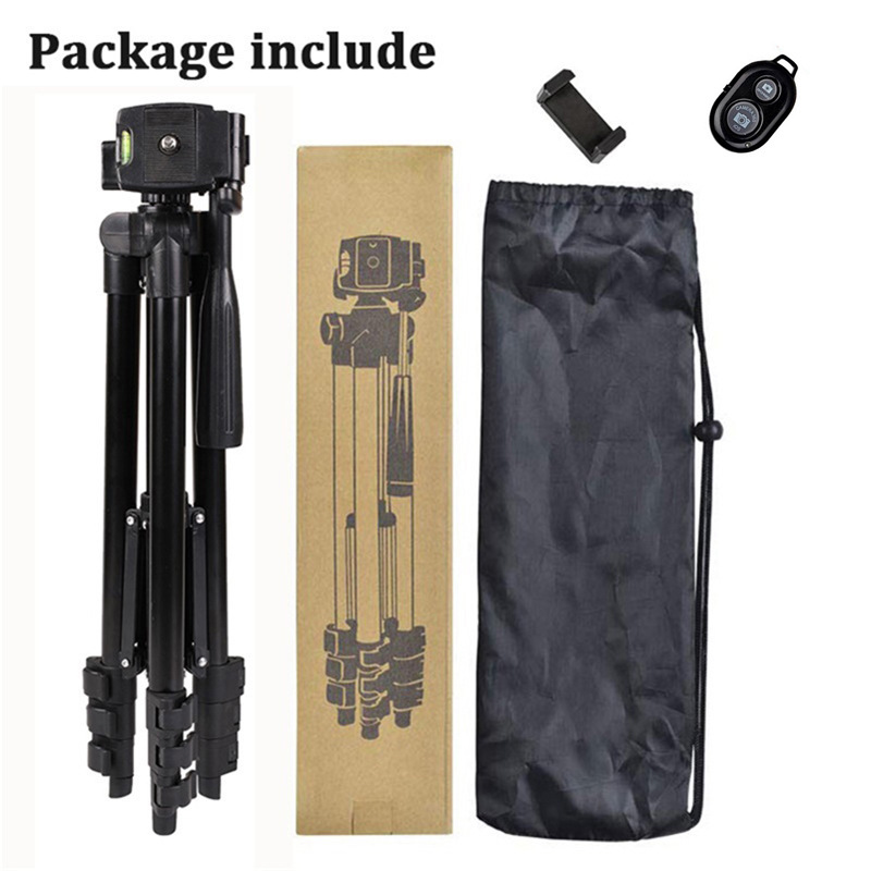 Factory spot quality aluminum alloy tripod mobile phone tripod height 1 meter camera dual-purpose gopro bracket