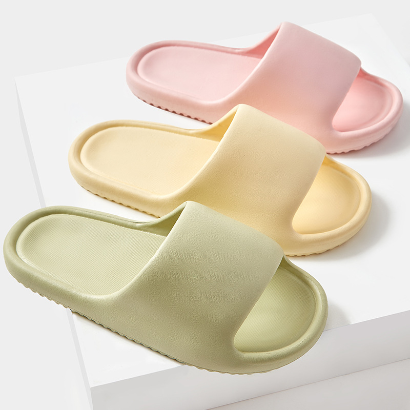 2026 New Style Home Slippers for Women, Eva Bathroom Shower Indoor Household Non-Slip Slippers with a Soft Cushioning Feel, Summer Men's Sandals