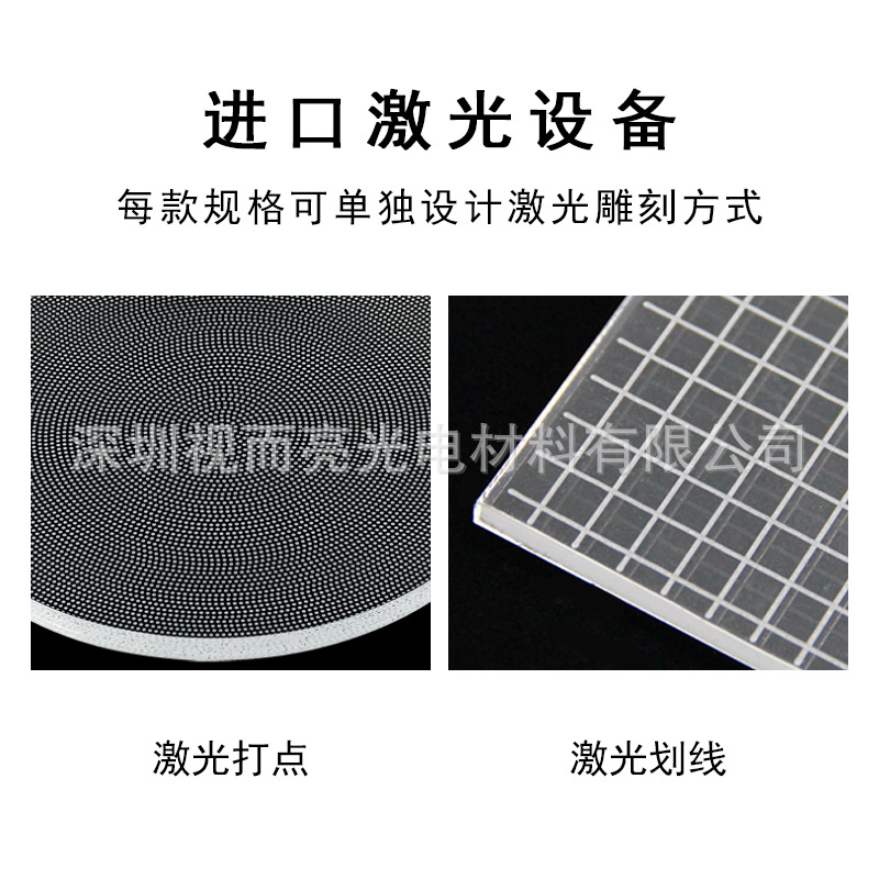 Factory Direct Supply of Non-Standard Laser Dot Marking, Screen-Free Mitsubishi Acrylic Grooving Led Light Guide Plate, Uniform Light and Highlight