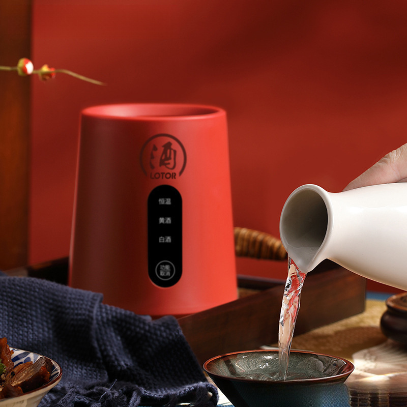 Plug-In Wine Warmer, Intelligent Constant Temperature Wine Warmer, White and Yellow Wine Warmer, Household Wine Cooker