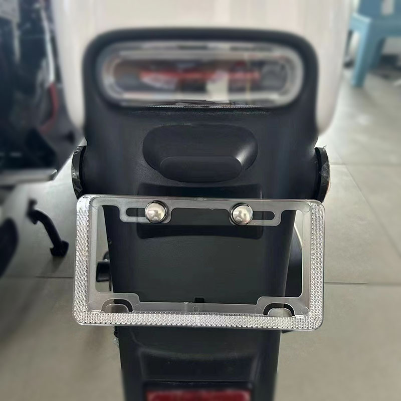 in stock battery car license plate protection frame tail plate frame transparent white Guangdong Beijing Hubei GM