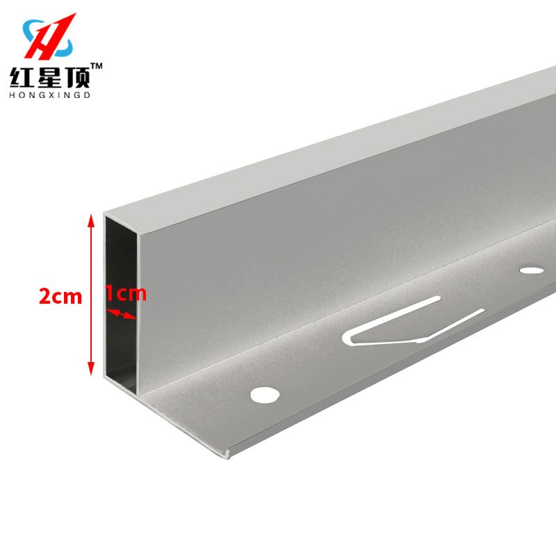 Honeycomb Large Board Ceiling Small Square Tube Edge Wrong Strip Corner Integrated Ceiling Aluminum Gusset Niling Strip Edge Wrong Strip