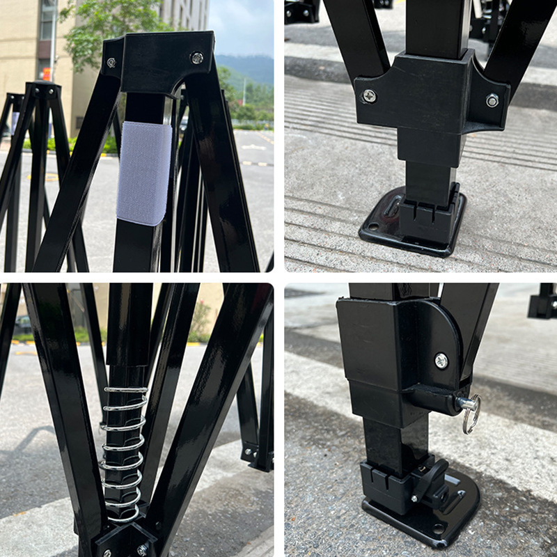 Cross-Border Foreign Trade Outdoor Advertising Tent Folding Telescopic Awning Four-Corner Rainproof Tent for Stall Use Square Awning