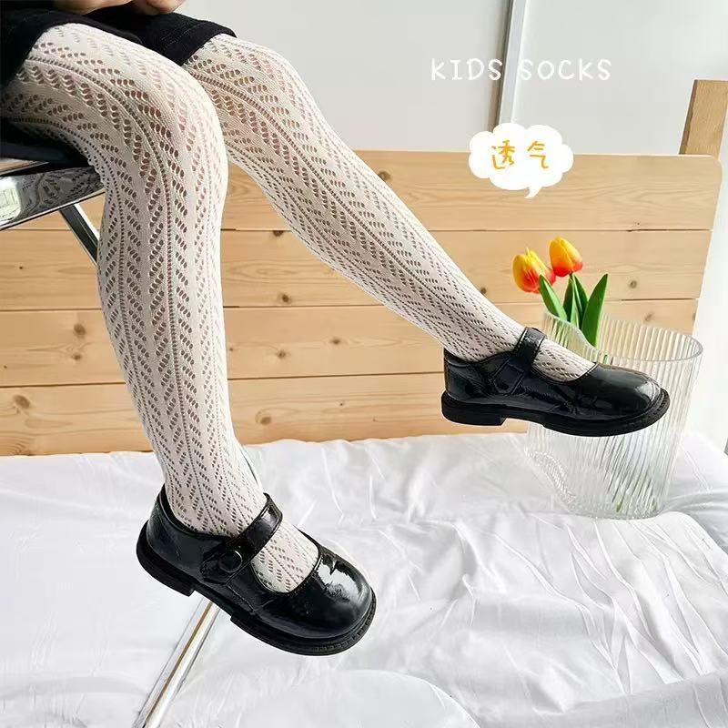 White Lace Lolita Calf Socks Women's Mid-Calf Socks Jk Long Lace Japanese Style Thin Stockings over the Knee Lolita