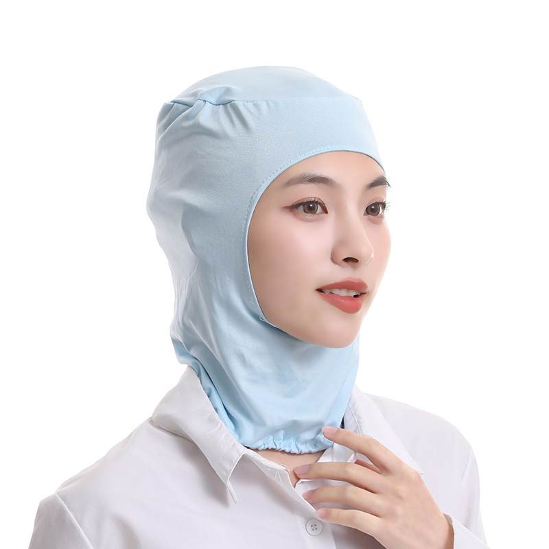 Ice Silk Pullover Hat Workshop Work Hat Women's Refreshing Breathable Men's Factory Mesh Hat Dust-Proof Hat Dust-Free Food Hat