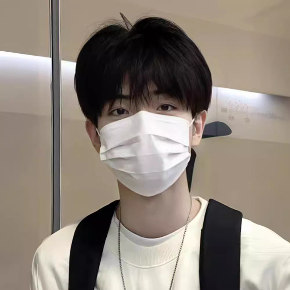 Wig Men's Full Head Cover Men's Differential Broken Cap Short Hair with Bang Korean Handsome Men's Daily Fluffy Hair Cover