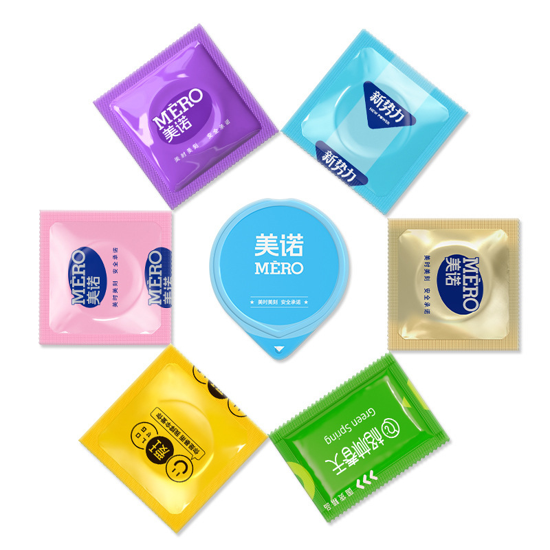 Bulk 1 Condom Ultra-Thin Condom 001 Family Planning Supplies Factory Hotel Wholesale Loose Condom Single Pack