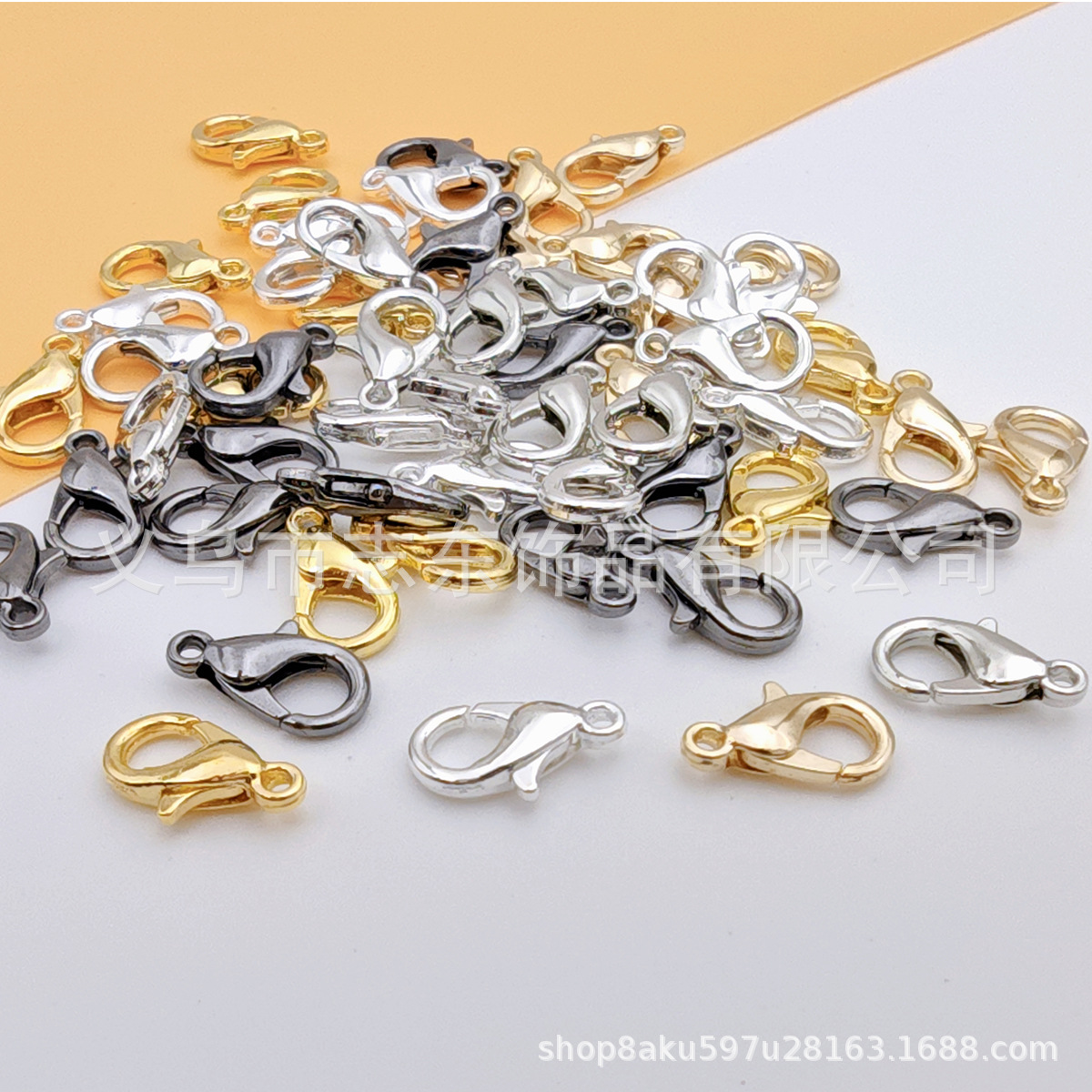 Factory direct jewelry zinc alloy necklace buckle bracelet link buckle alloy buckle lobster buckle jewelry accessories wholesale