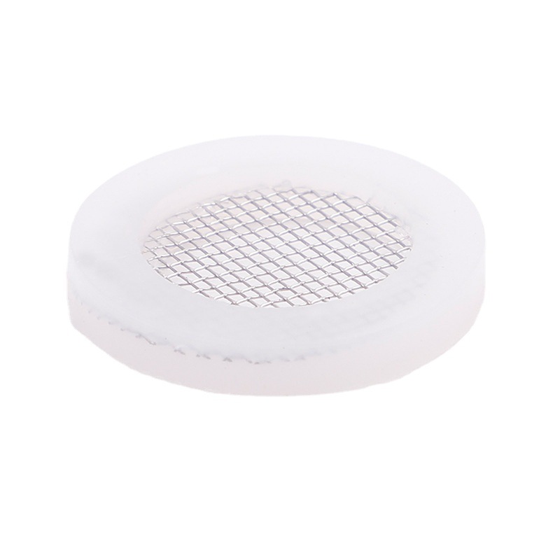 Multi-specification 4-point Mesh Gasket, Faucet Shower Head, Strainer, Imitation Silicone Mesh Pad