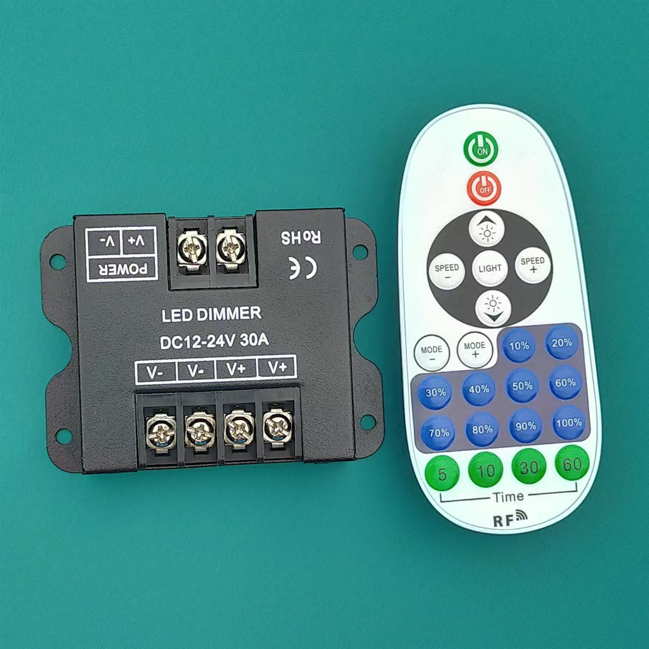 RF23 key wireless I infrared remote control LED low voltage monochrome neon strip advertising luminous word dimming controller