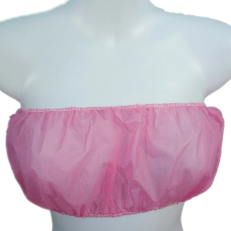 Non-woven Bra Beauty Salon Massage Sauna Physiotherapy Independent Packaging Wrap Bra Breathable Disposable Underwear