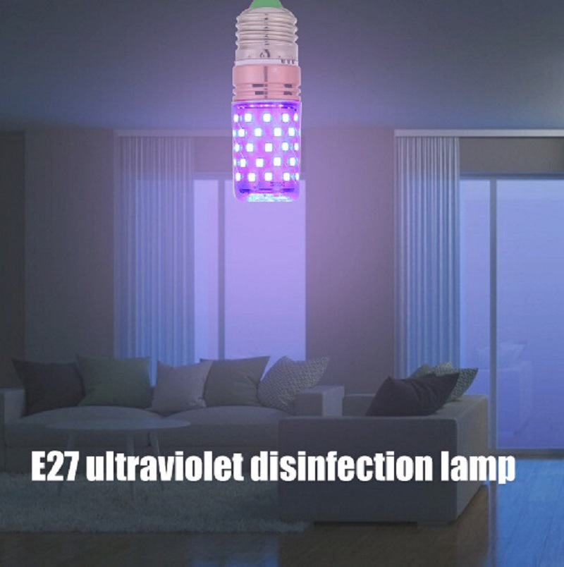 lEd Bulb E27 Corn Lamp Bald Strong ModEl E27 UltraviolEt Lamp 60lEd UltraviolEt 220v