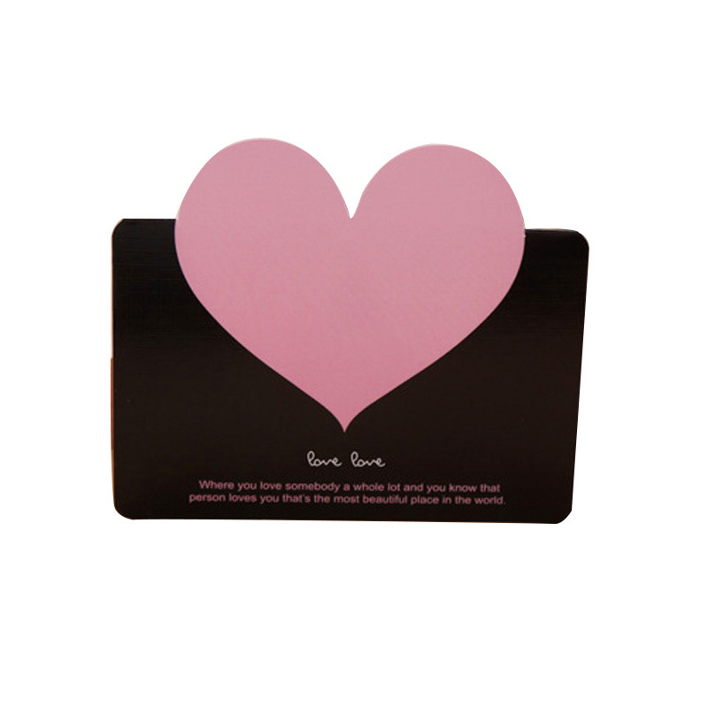 Cross-Border K-Style Creative Universal Love Greeting Card Thanksgiving Blessing Message Card Holiday Birthday Flower Shop Flower Small Gift