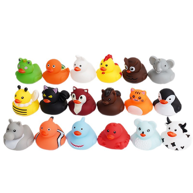 Squeeze Animal Duck Water Toy Little Duck Baby Bath Toy Kidsren's Baby Gift Sound Little Yellow Duck