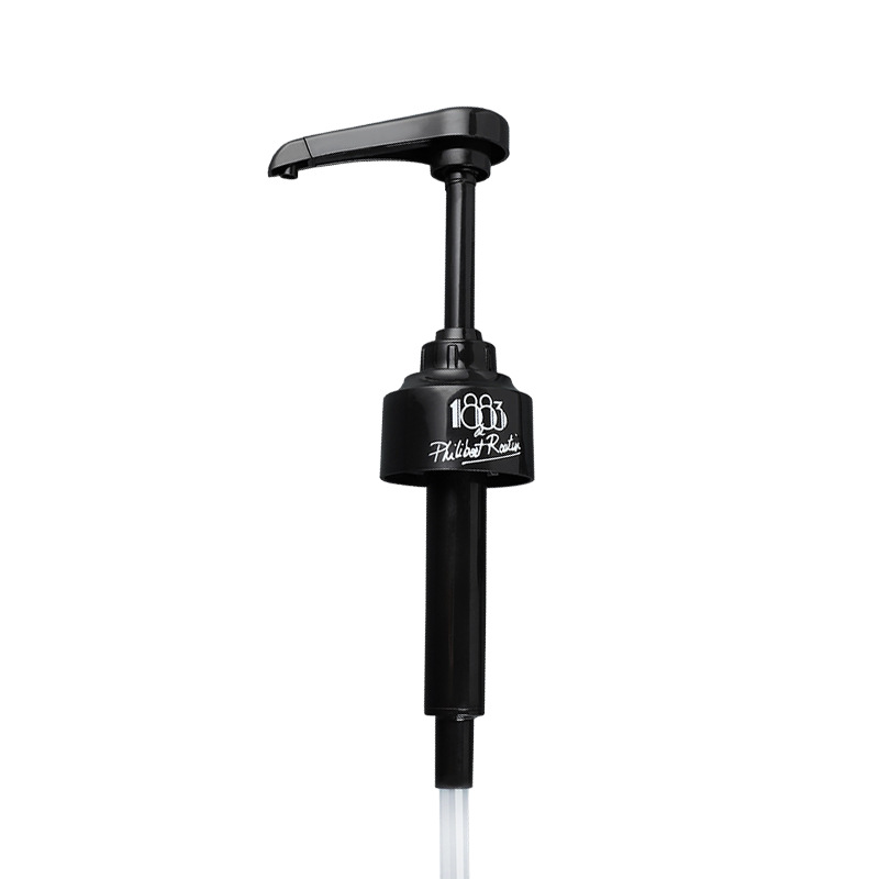 1883 syrup original pressure pump syrup pressure nozzle fruit syrup pressure pump beverage quantitative pressure head 8ml