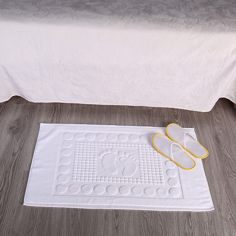 Hotel Floor Towel 50*80 Guest Room Bathroom Non-Slip Floor Mat Foot Towel Bathroom Toilet Thickeneded Cotton Floor Towel