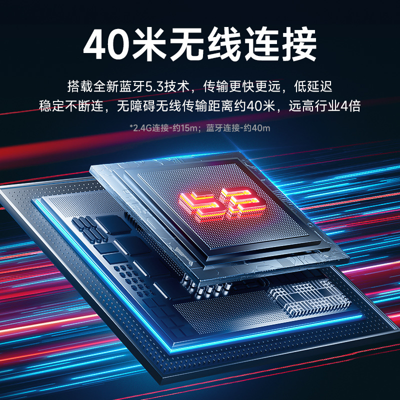 MCHOSE Mai S9 Headset Wearing Three-Mode Video Game Listening and Voice Debate Bluetooth Computer Wireless Headset with Mai