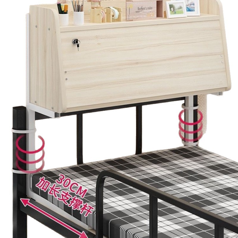 Dormitory Bed Table Student Bunk Bed Suspended Folding Desk Lazy Study Table Widened Dormitory Artifact Computer Table