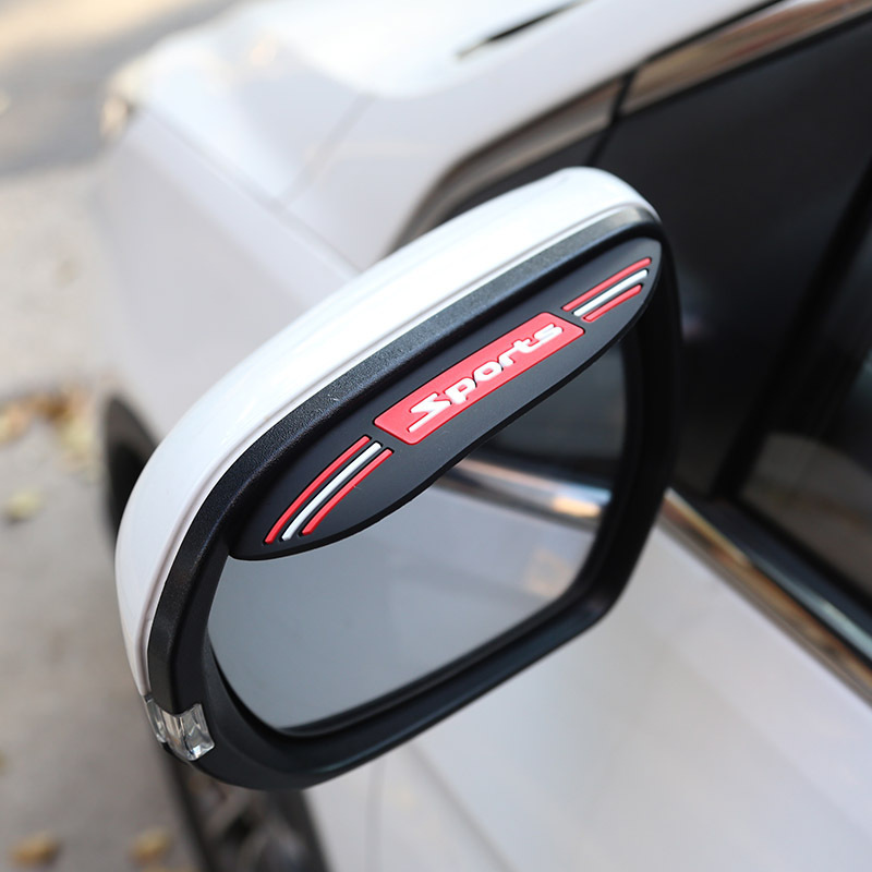 Car Accessories Rearview Mirror Rain Shield Rainproof Eyebrow Rearview Mirror Reflective Mirror Reversing Mirror Rain Cover Universal Type