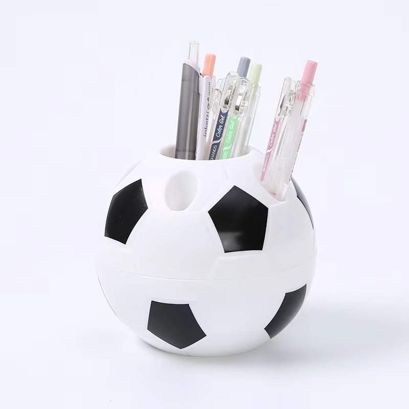 Cross-border hot plastic pen holder student pen holder football pen holder creative pen holder Office pen holder student pen