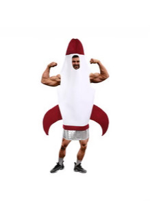 New Halloween cosplay ball adult play suit rocket costume one-piece costume in stock wholesale