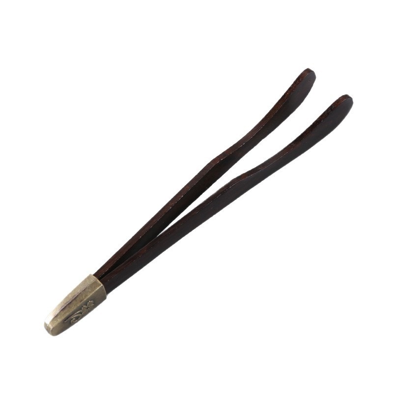 Bamboo Tea Tongs, Tea Tweezers, Ebony Tea Cup Tongs, Kung Fu Tongs, Tea Ceremony Accessories, Anti-Scalding Tools