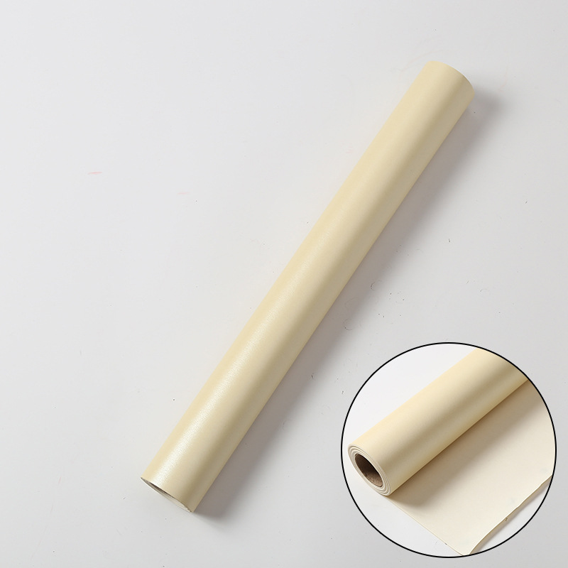 Упаковочная бумага в рулоне для кросс-бордеров, мини-рулон, перламутровая бежевая упаковочная бумага, подходит для упаковки подарков и DIY-ремесел