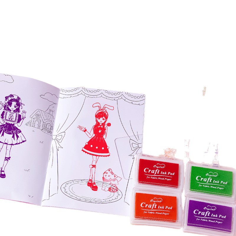 Children's Pretend Play Dress-Up Stamp Toy for Girls and Boys, Educational Birthday Gift, Popular Children's Day Gift, Cross-Border