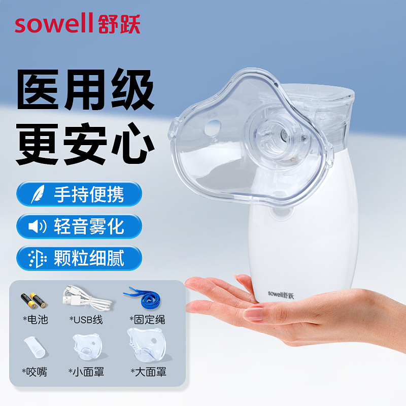 Ручной атомайзер Shuyue [2 режима питания] пьезоэлектрический сетчатый атомайзер маленький портативный