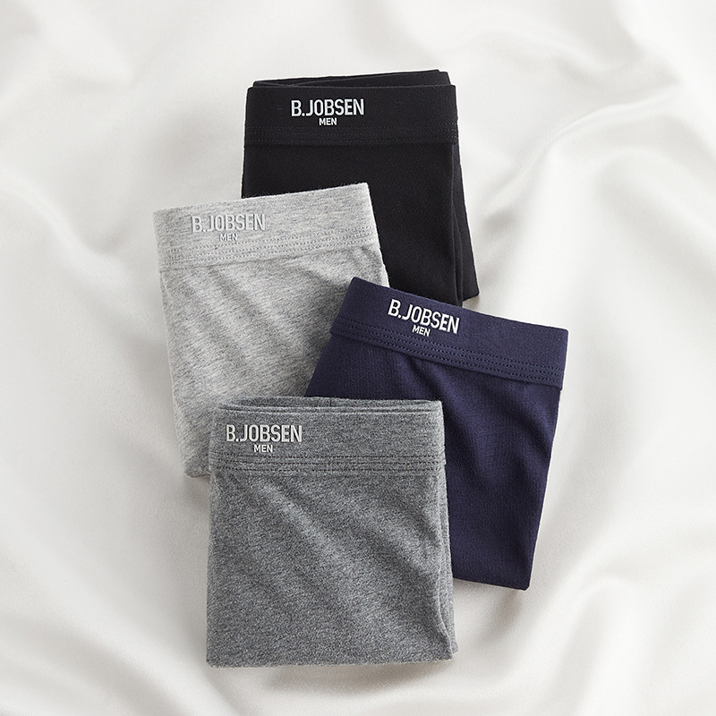 Men's Underwear Pure Cotton Class A Cotton Boxers 7A Antibacterial Summer Breathable plus size Mid-Waist Four-Corner Boys Underwear Head