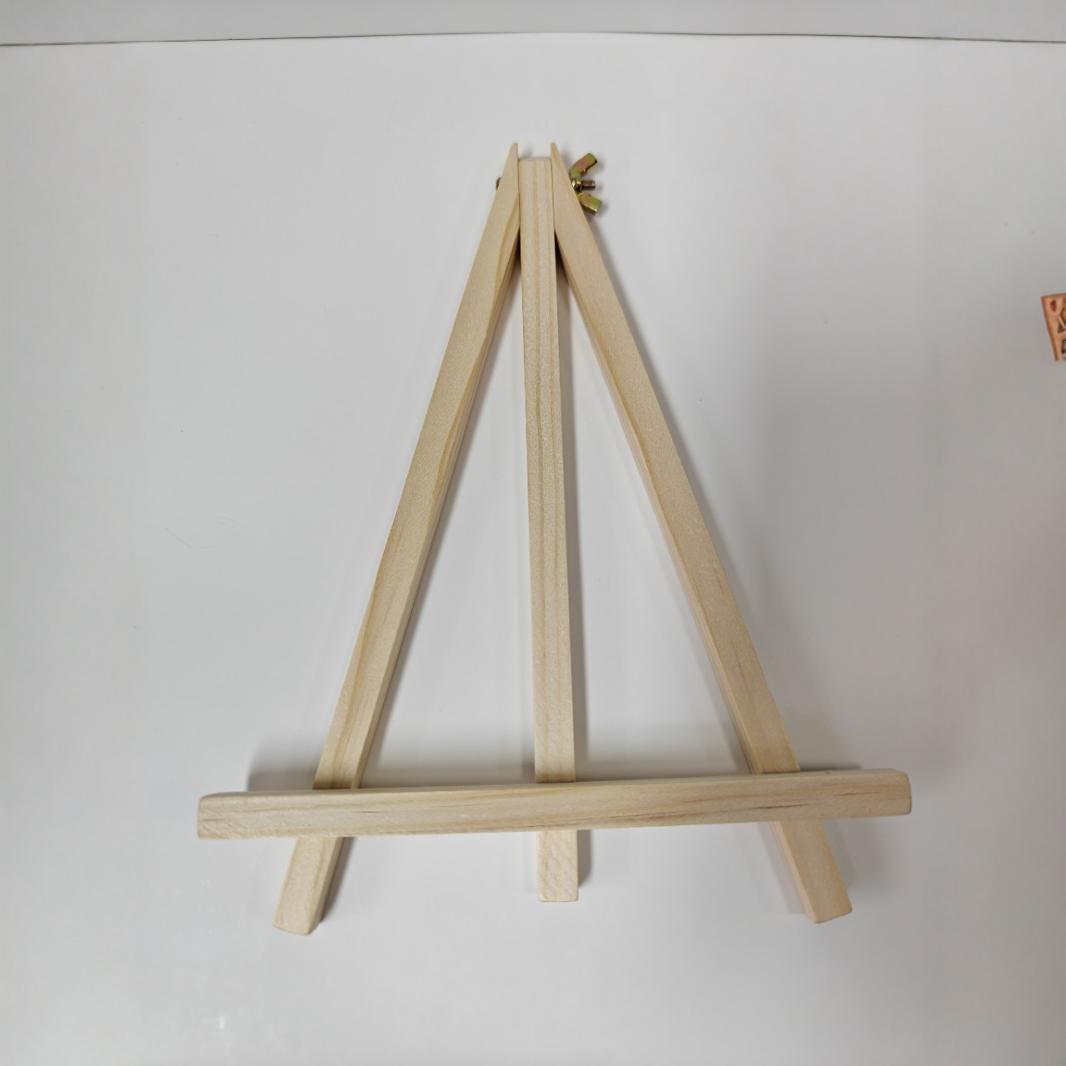 18X24 Tripod 1cm Wooden Strip Wooden Easel with Screws Solid Wood Easel Desktop Mini Easel Factory
