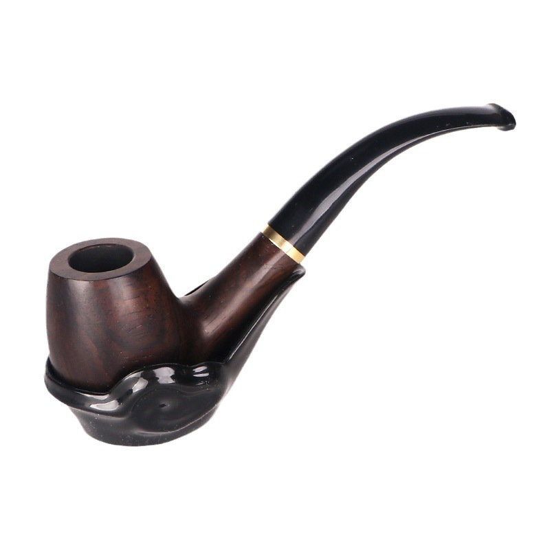 Hewang Smoking Set Briar Wood Pipe Bracket Ebony Pipe Base X-Shaped Plastic Pipe Rack Foldableing Pipe Rack