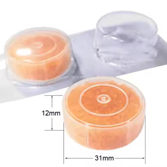 Hearing Aid Drying Cake Desiccant Cochlear Fittings Orange Desiccant 2 Pack