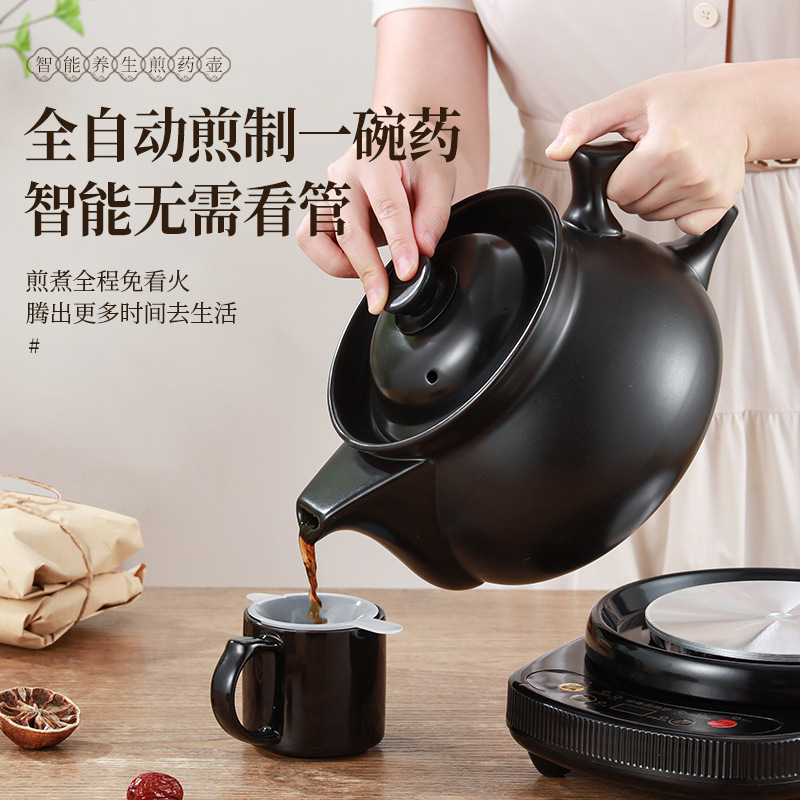 Fully Automatic Decoction Pot, Electric Decoction Pot, Traditional Chinese Medicine Pot, Ceramic Traditional Chinese Medicine Pot, Household Large-Capacity Split Medicine Pot