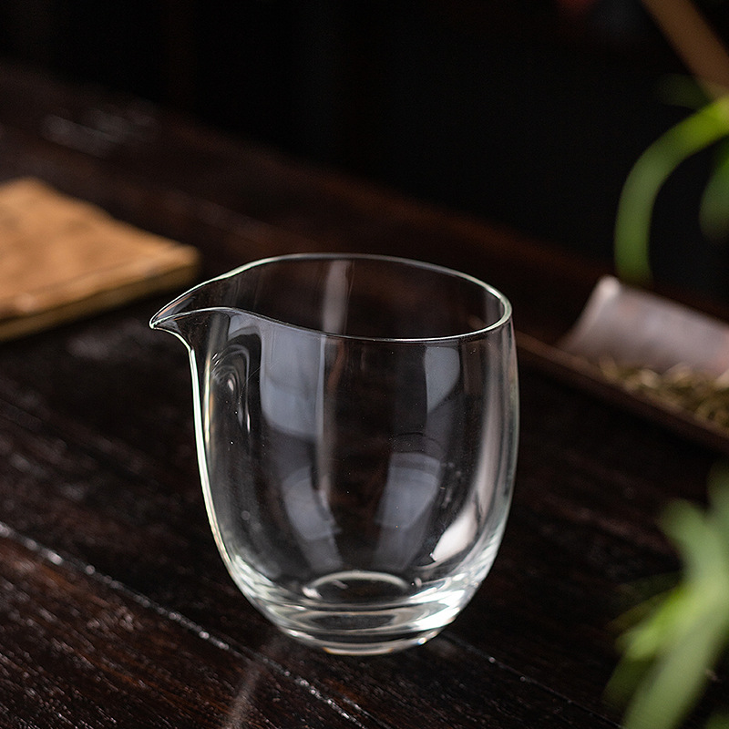 Thickened heat-resistant fair cup glass transparent tea filter kung fu tea set accessories tea sea tea container tea missing