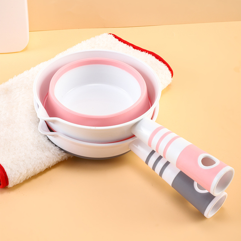 Cross-border Folding Water Spoon Kitchen Foldable Water Scoop Multifunctional Hanging Silicone Water Spoon Outdoor Folding Portable Water Spoon