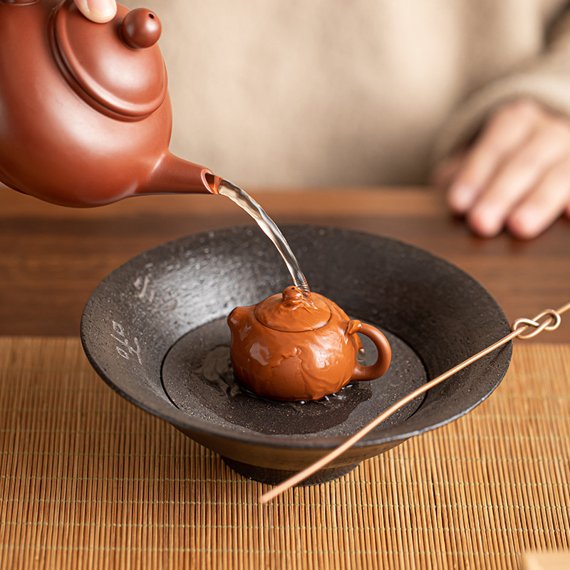 Fingertip Pot Purple Sand Mini Teapot Tea Play Tea Table Make Tea Play Tea Pet Ornaments Kung Fu Tea Ceremony Zero Match