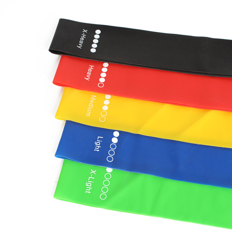 Elastic Ring Tpe Resistance Band Elastic Band Fitness Exercise Training Pull Band Hip Squat Yoga Ring Pull Ring