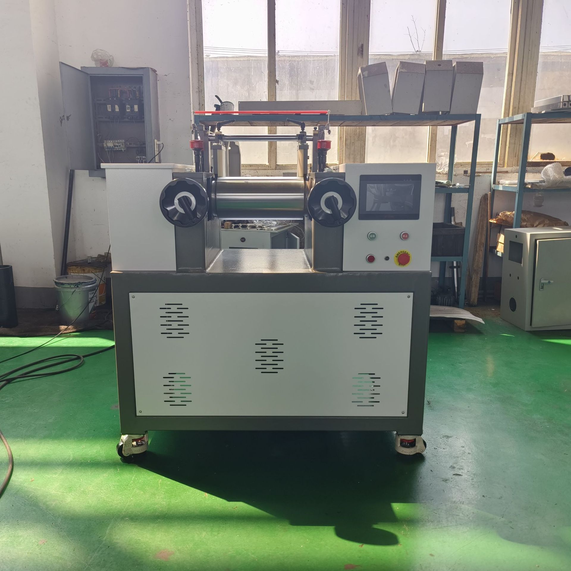 Nitrile Rubber Small Twin-Roller Mixing Machine Open-Type Mixing Equipment Manufacturer University Laboratory 6inch Open Mixer