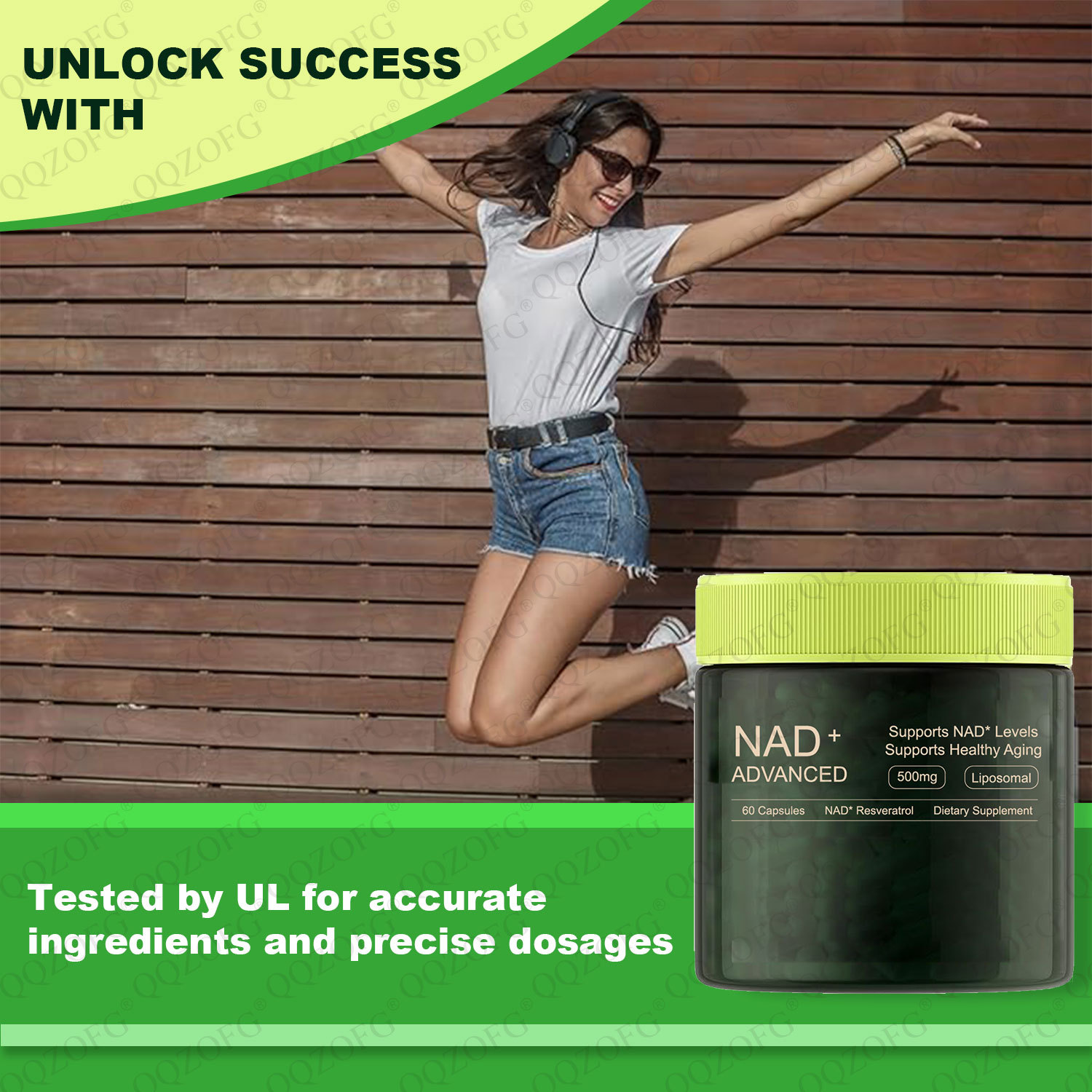 Spot Cross-Border Supply of 60 Nad+ Capsules Nad+ Capsules Factory Processing Customized Oem