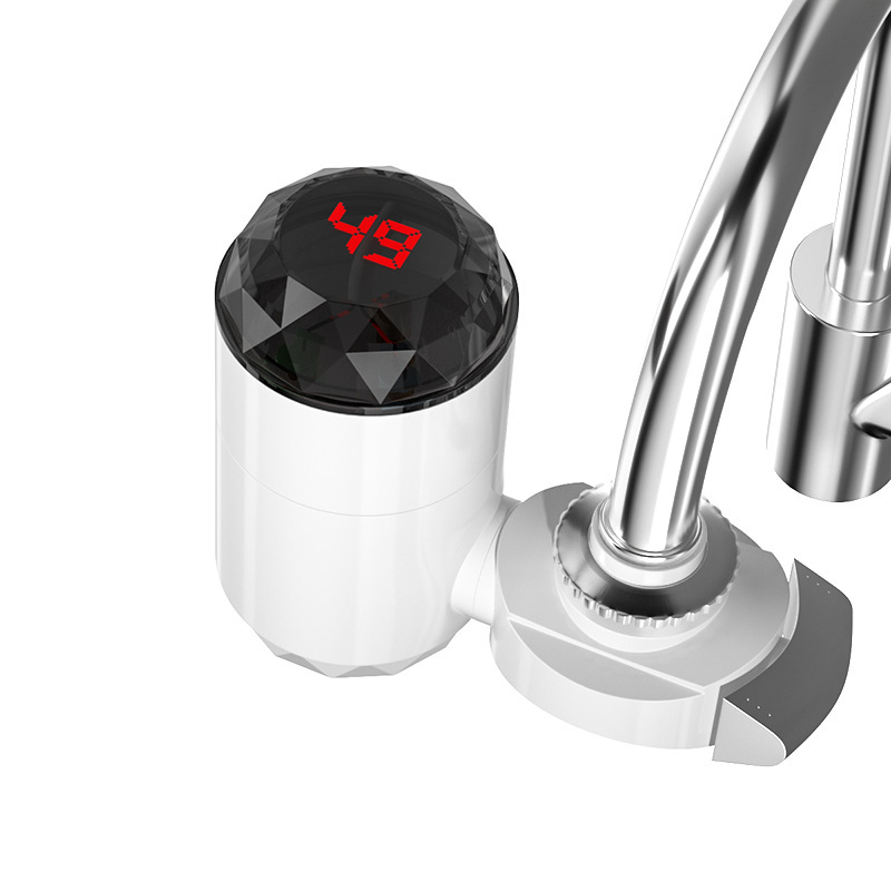 Household connection instant three-second hot water faucet kitchen installation-free heating water purification electric faucet factory