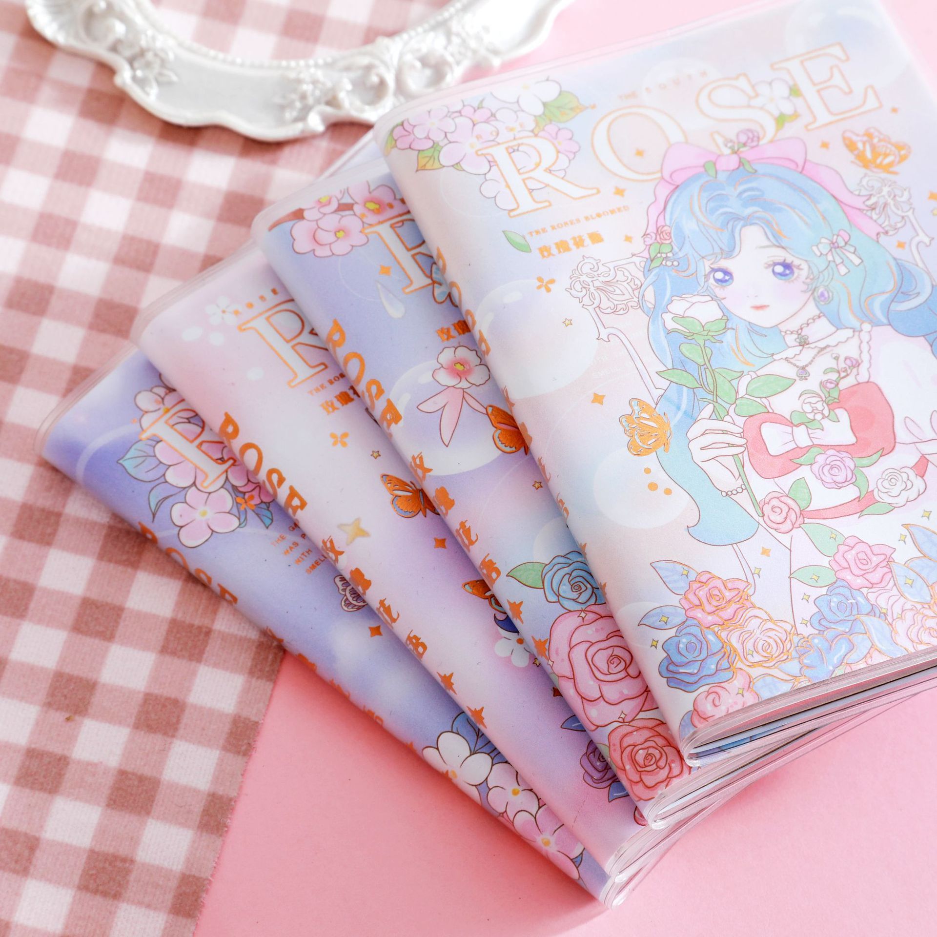 Бухгалтерская книга, 64K, стильная, с карманом, портативная, блокнот для заметок, дневник, оптовая продажа