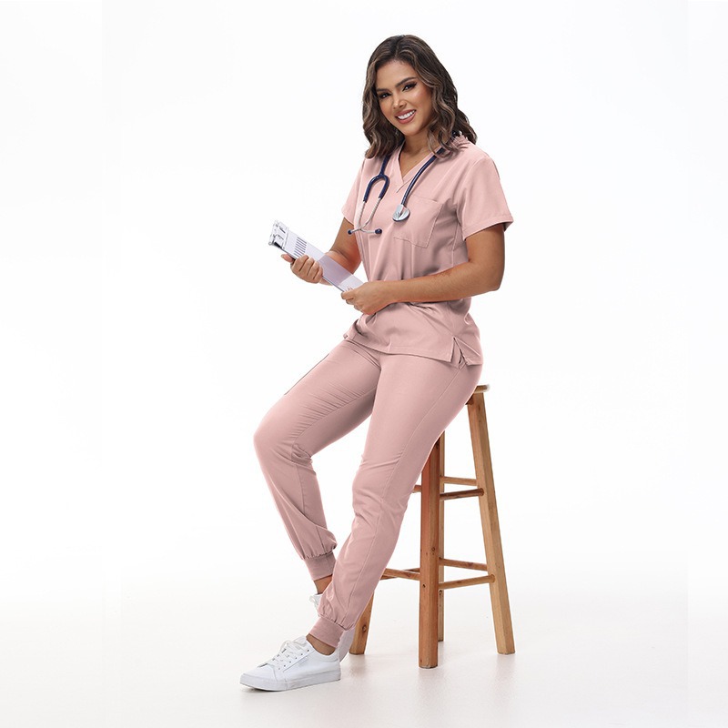 Foreign Trade Beauty Salon Operating Room Doctor Nurse Work Uniform Surgical Clothes Quick-drying Comfortable Elastic Hand-washing Clothes suit