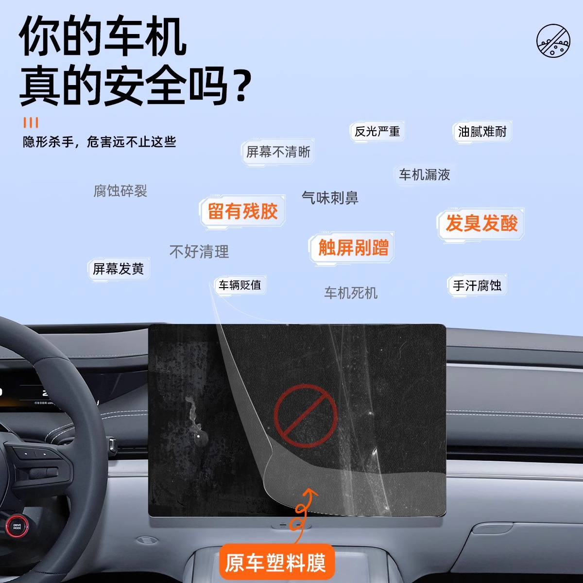 25 BYD Song PRO DMI Special Central Control Film Song Pro Navigation Screen Tempered Film for HDMI Car