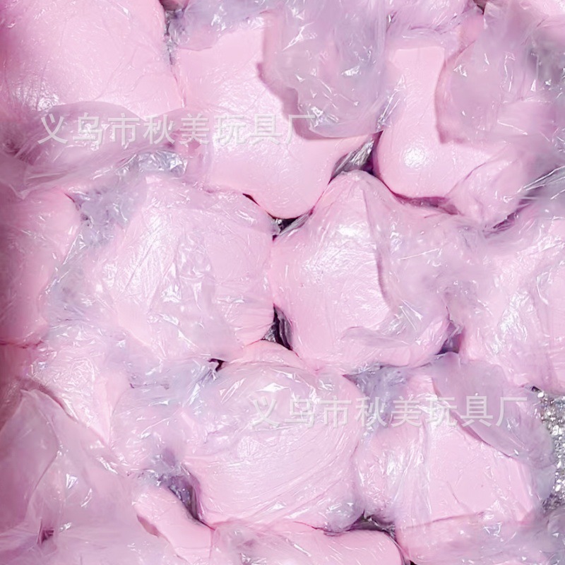 Qiumei original new plum blossom cake strip plasticine feel sticky pinch music slow rebound decompression toy batch