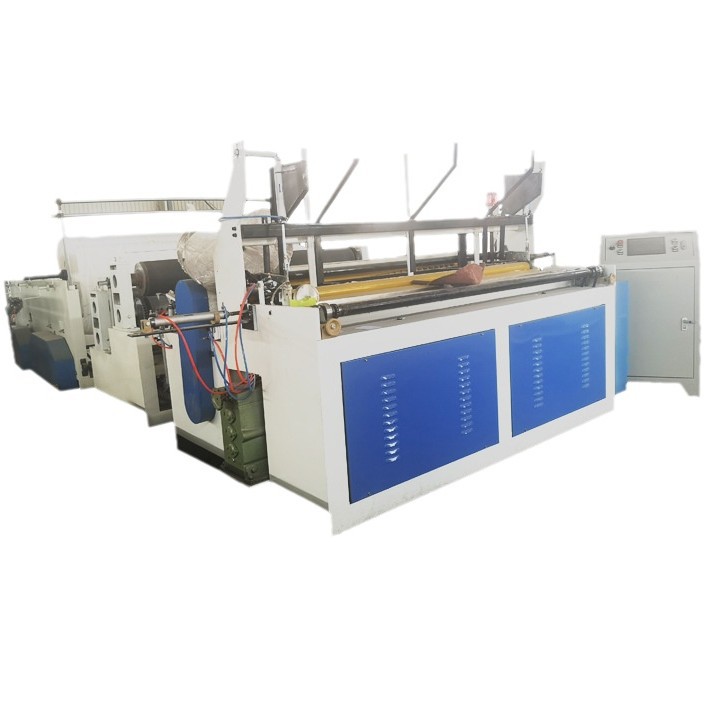 Papermaking Machinery Post-Processing Equipment Toilet Paper Semi-Automatic Fully Automatic Large High-Speed Punching Rewinding Machine