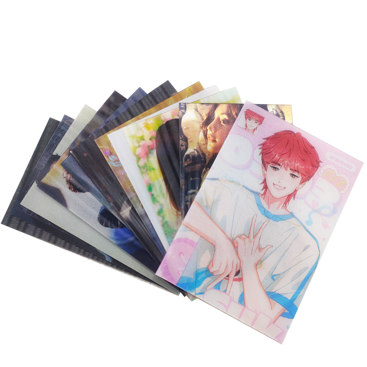 New Pet High-Definition Raster Card Eye Strip Ye Luoli Cartoon Peripheral 3D Changing Card Manufacturer Wholesale Customization