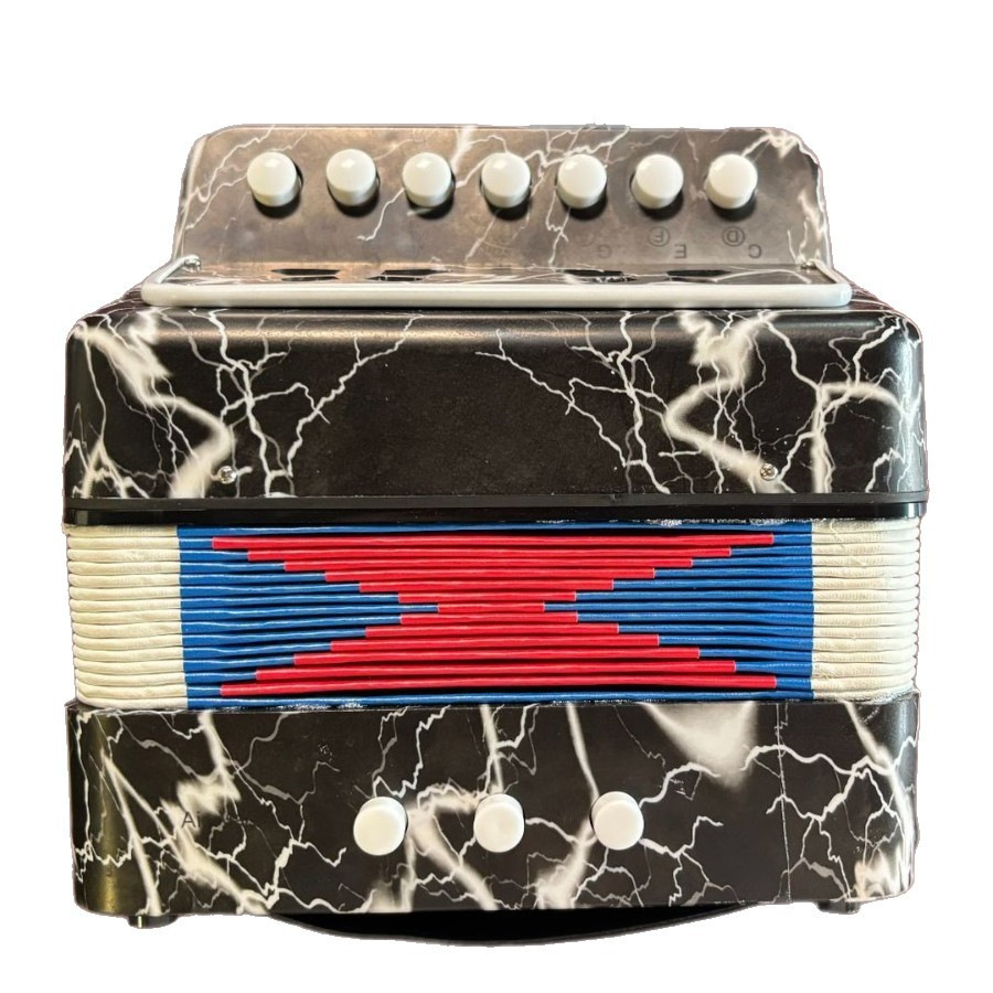 Оптовая фабрика Source Abs 7-клавишный 2-бассовый аккордеон для детей, детский музыкальный инструмент